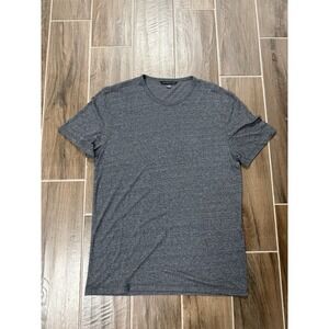 John Varvatos Shirt Mens Large Grey Poly Modal Tee